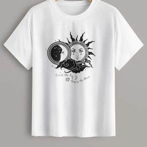 Plus Slogan & Graphic Tee